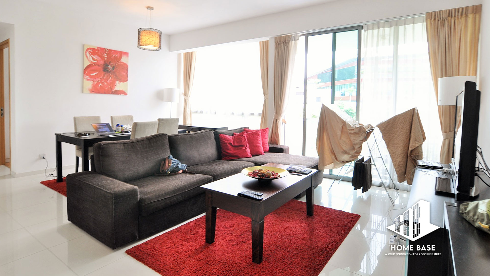 Living Room One-North Residences (For Rent) Img 1